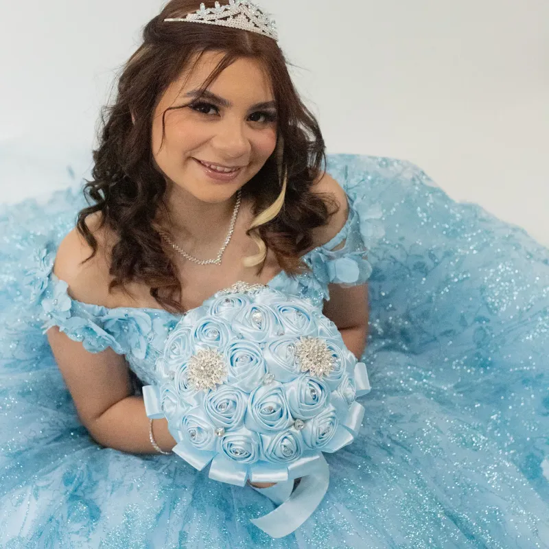 Quinceanera studio portrait in Chesterfield VA