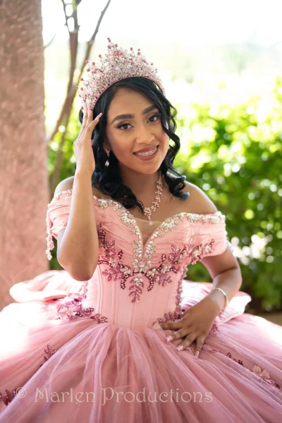 Quinceañera dress session portrait - Richmond VA