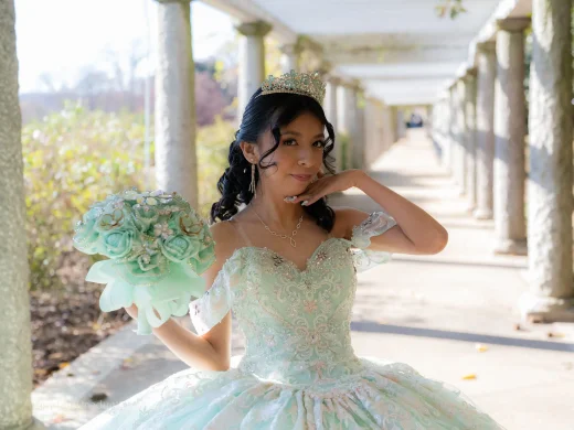 Quinceañera portrait at Maymont Park in Richmond VA