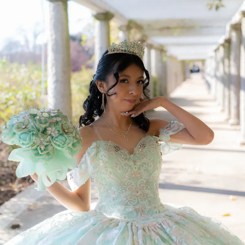 Quinceanera portrait session at Maymont in Richmond VA